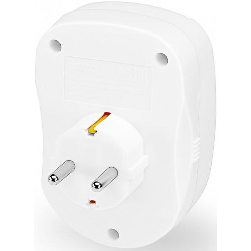 Сетевой фильтр Buro 100SH-Plus-W (1 розетка) белый (коробка)