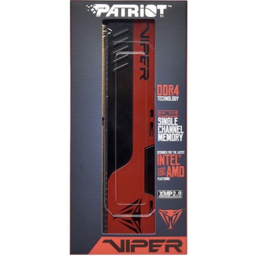Память DDR4 32Gb 3200MHz Patriot PVE2432G320C8 Viper Elite II RTL Gaming PC4-25600 CL18 DIMM 288-pin 1.35В с радиатором Ret