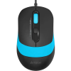 Клавиатура + мышь A4Tech Fstyler F1010 клав:черный/синий мышь:черный/синий USB Multimedia (F1010 BLUE)