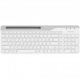 Клавиатура + мышь A4Tech Fstyler FB2535C клав:белый/серый мышь:белый/серый USB беспроводная Bluetooth/Радио slim (FB2535C ICY WHITE)