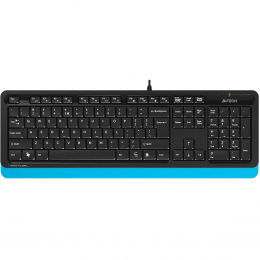 Клавиатура + мышь A4Tech Fstyler F1010 клав:черный/синий мышь:черный/синий USB Multimedia (F1010 BLUE)