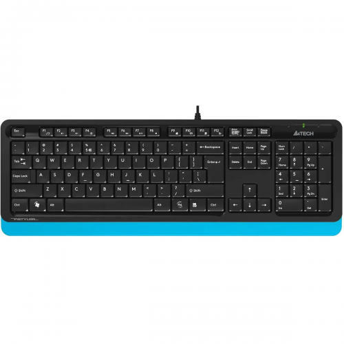 Клавиатура + мышь A4Tech Fstyler F1010 клав:черный/синий мышь:черный/синий USB Multimedia (F1010 BLUE)