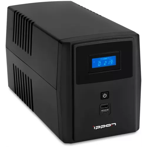 Источник бесперебойного питания Ippon Smart Power Pro II 1600 960Вт 1600ВА черный