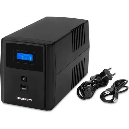 Источник бесперебойного питания Ippon Smart Power Pro II 1600 960Вт 1600ВА черный