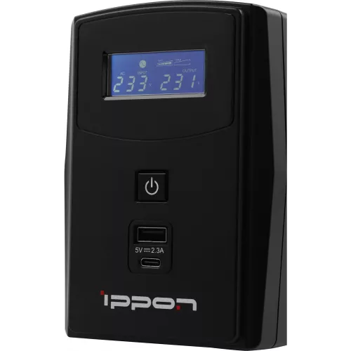 Источник бесперебойного питания Ippon Back Power Pro II 800 480Вт 800ВА черный