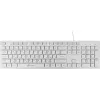 Клавиатура Оклик 500M белый USB slim Multimedia (1061586) кабель 1.5м