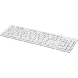 Клавиатура Оклик 500M белый USB slim Multimedia (1061586) кабель 1.5м