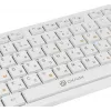 Клавиатура Оклик 500M белый USB slim Multimedia (1061586) кабель 1.5м