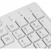 Клавиатура Оклик 500M белый USB slim Multimedia (1061586) кабель 1.5м