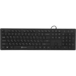 Клавиатура Оклик 520M2U черный/черный USB slim Multimedia (1061587) кабель 1.6м