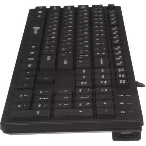 Клавиатура Оклик 520M2U черный/черный USB slim Multimedia (1061587) кабель 1.6м