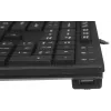 Клавиатура Оклик 520M2U черный/черный USB slim Multimedia (1061587) кабель 1.6м