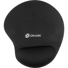 Коврик для мыши Оклик OK-RG0550-BK Мини черный 220x195x20мм