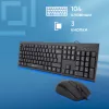 Клавиатура + мышь Оклик 630M клав:черный мышь:черный USB (1091260)