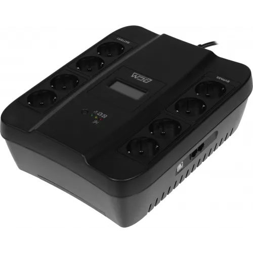 Источник бесперебойного питания Powercom Spider SPD-750U LCD 450Вт 750ВА черный