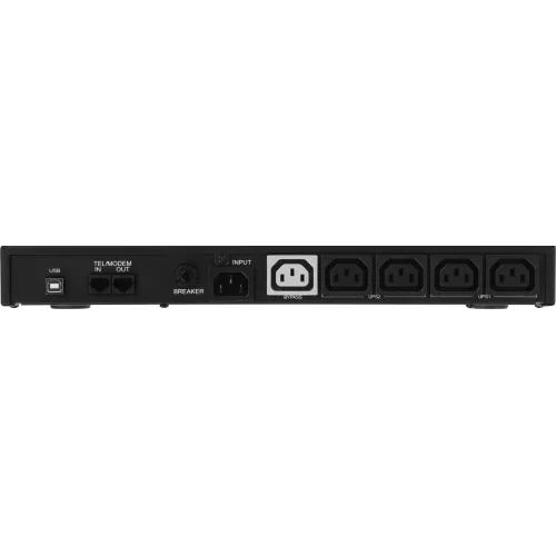 Источник бесперебойного питания Powercom King Pro RM KIN-600AP RM 480Вт 600ВА черный