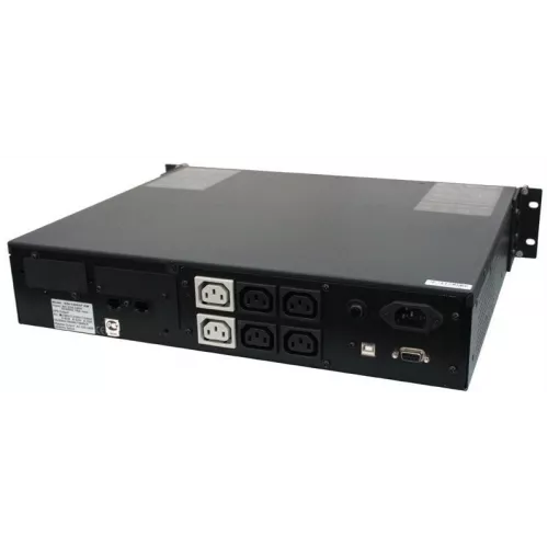 Источник бесперебойного питания Powercom King Pro RM KIN-1500AP LCD 1200Вт 1500ВА черный