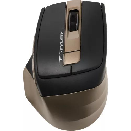 Мышь A4Tech Fstyler FG35 бронзовый/черный оптическая 2000dpi беспров. USB 6but (FG35 BRONZE)