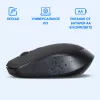 Мышь Оклик 488MW черный оптическая 1600dpi беспров. USB для ноутбука 4but (1196560)