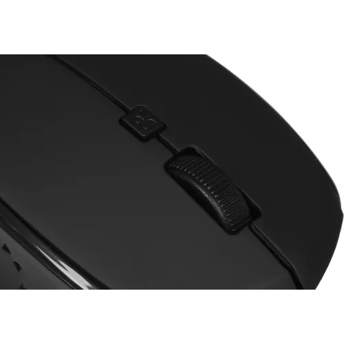 Мышь Оклик 488MW черный оптическая 1600dpi беспров. USB для ноутбука 4but (1196560)