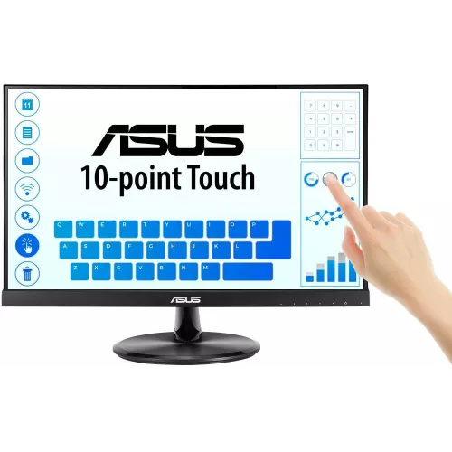 Монитор Asus 21.5" VT229H черный IPS LED 16:9 HDMI M/M глянцевая 1000:1 250cd 178гр/178гр 1920x1080 60Hz VGA FHD USB Touch 3.83кг