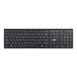 Клавиатура + мышь Acer OKR030 клав:черный мышь:черный USB беспроводная slim Multimedia (ZL.KBDEE.005)