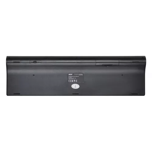 Клавиатура + мышь Acer OKR030 клав:черный мышь:черный USB беспроводная slim Multimedia (ZL.KBDEE.005)