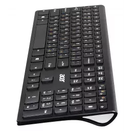Клавиатура + мышь Acer OKR030 клав:черный мышь:черный USB беспроводная slim Multimedia (ZL.KBDEE.005)
