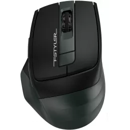 Мышь A4Tech Fstyler FB35 зеленый/черный оптическая 2000dpi беспров. BT/Radio USB для ноутбука 6but (FB35 MIDLIGHT GREEN)