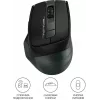 Мышь A4Tech Fstyler FB35 зеленый/черный оптическая 2000dpi беспров. BT/Radio USB для ноутбука 6but (FB35 MIDLIGHT GREEN)