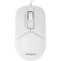 Мышь A4Tech Fstyler FM12 белый оптическая 1200dpi USB 3but (FM12 WHITE)