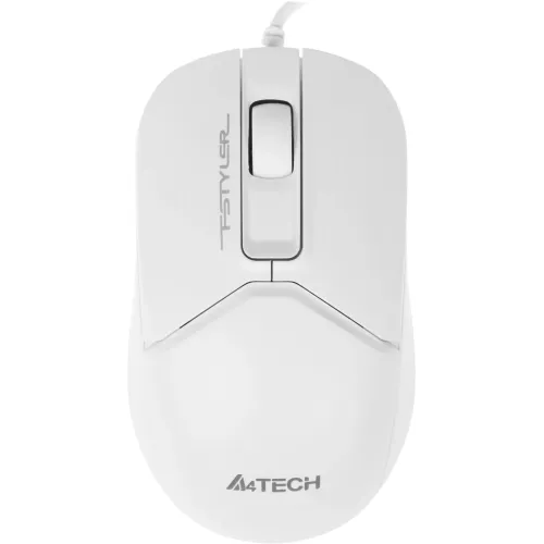 Мышь A4Tech Fstyler FM12 белый оптическая 1200dpi USB 3but (FM12 WHITE)