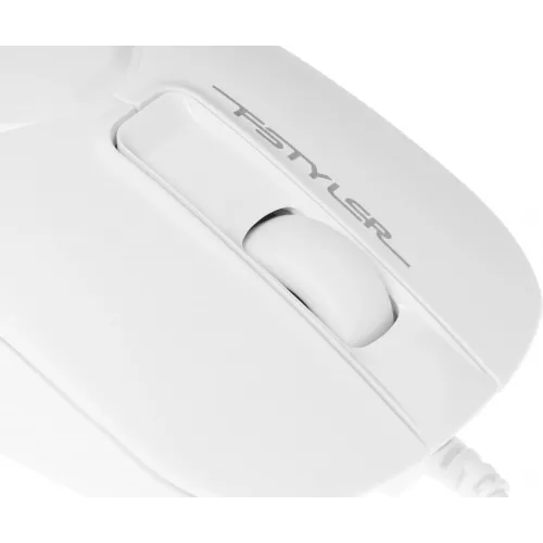 Мышь A4Tech Fstyler FM12 белый оптическая 1200dpi USB 3but (FM12 WHITE)
