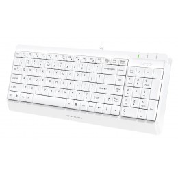 Клавиатура A4Tech FK15 белый USB (FK15 WHITE) кабель 1.5м