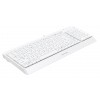 Клавиатура A4Tech FK15 белый USB (FK15 WHITE) кабель 1.5м