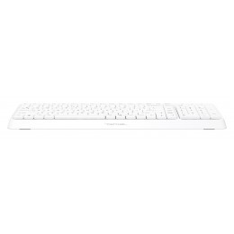 Клавиатура A4Tech FK15 белый USB (FK15 WHITE) кабель 1.5м