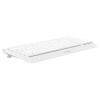 Клавиатура A4Tech FK15 белый USB (FK15 WHITE) кабель 1.5м