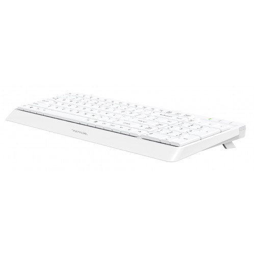 Клавиатура A4Tech FK15 белый USB (FK15 WHITE) кабель 1.5м