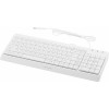 Клавиатура A4Tech FK15 белый USB (FK15 WHITE) кабель 1.5м