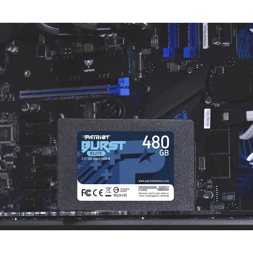 Накопитель SSD Patriot SATA-III 480GB PBE480GS25SSDR Burst Elite 2.5"
