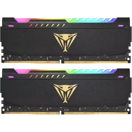 Память DDR4 2x16Gb 3200MHz Patriot PVSR432G320C8K Viper Steel RGB RTL Gaming PC4-25600 CL18 DIMM 288-pin 1.35В dual rank с радиатором Ret