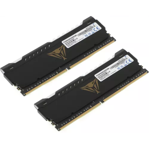 Память DDR4 2x16Gb 3200MHz Patriot PVSR432G320C8K Viper Steel RGB RTL Gaming PC4-25600 CL18 DIMM 288-pin 1.35В dual rank с радиатором Ret