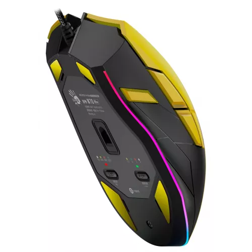Мышь A4Tech Bloody W70 Max Punk желтый/черный оптическая 10000dpi USB 11but