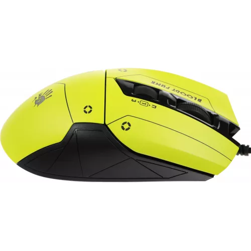 Мышь A4Tech Bloody W70 Max Punk желтый/черный оптическая 10000dpi USB 11but