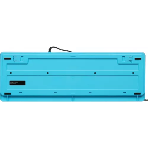 Клавиатура A4Tech FKS10 черный/синий USB (подставка для запястий) (FKS10 BLUE) кабель 1.5м