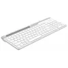 Клавиатура A4Tech FK25 белый/серый USB slim (FK25 WHITE) кабель 1.5м