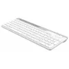 Клавиатура A4Tech FK25 белый/серый USB slim (FK25 WHITE) кабель 1.5м