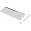 Клавиатура A4Tech FK25 белый/серый USB slim (FK25 WHITE) кабель 1.5м
