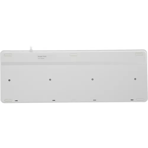Клавиатура A4Tech FK25 белый/серый USB slim (FK25 WHITE) кабель 1.5м
