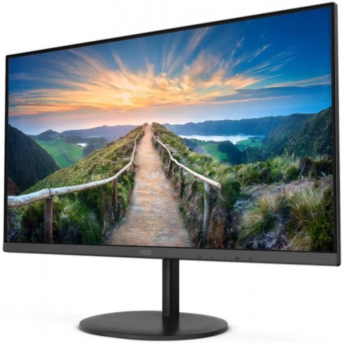Монитор AOC 23.8" Value Line Q24V4EA черный IPS LED 16:9 HDMI M/M матовая 250cd 178гр/178гр 2560x1440 75Hz DP 2K 3.45кг